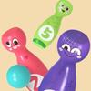 Baby Cartoon Bowling Set Education Toys For Kid Toddlers Number Learning Outdoor Sports Interactions Games Toy For Children Gift