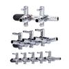 Aquarium CO2 Splitter Energy Saving 6mm Hose Accurate Stainless Steel Efficient Fish  Air Valve for Fish  for Aquarium
