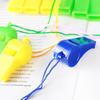 5/10/20PCS Pack Colorful Whistle Random Mix Colored Whistles with Rope Sport Game Cheering Prop Party Souvenir Carnival Gift ZYF