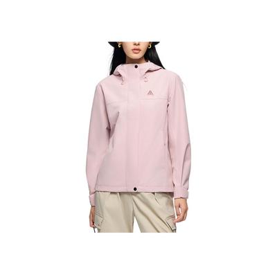 Training Series Solid Color Hooded Casual Long Sleeve Jacket Women Jackets Soft-Pink 962437609-3