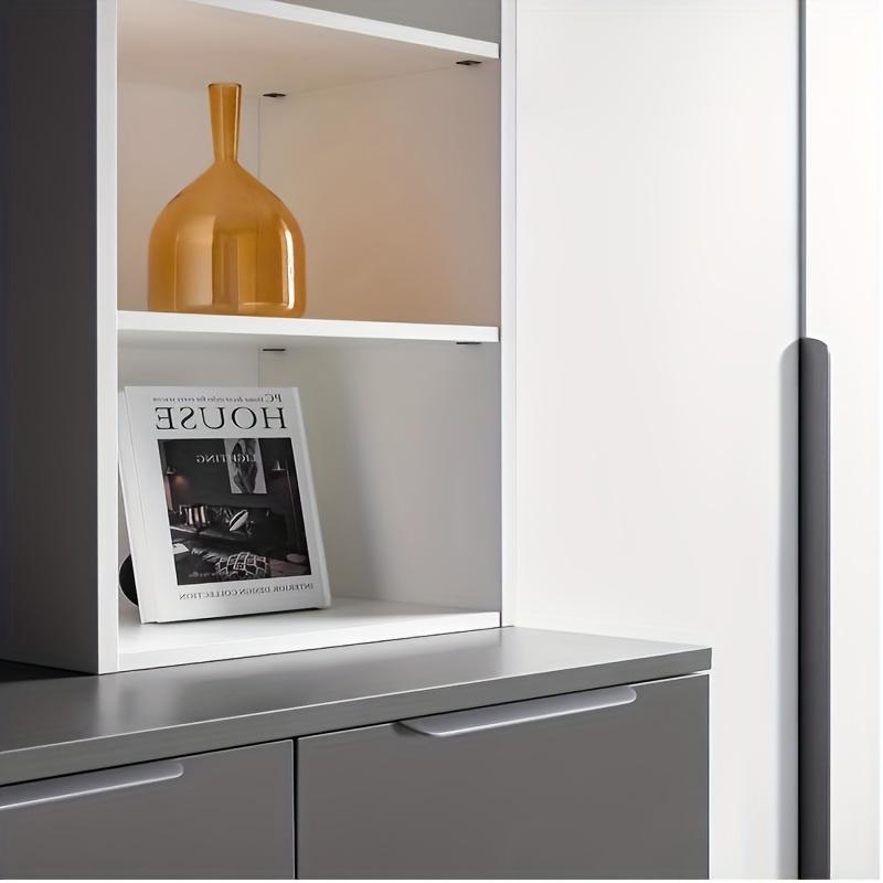 Mânere Ascunse pentru Mobilă Auriu Negru Alb Mânere pentru Dulap de Bucătărie Fără Găuri Mânere pentru Dulapuri și Sertare Mâner Arc pentru Dulap Mâner pentru Mobilă de Ușă