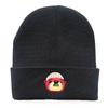 European and American Men's and Women's Autumn and Winter Animal Cartoon Bear Embroidered Knitted Hat, Pullover Warm Hat, Hip-hop Outdoor Wool Hat