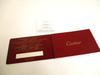 Authentic Cartier Must de Cartier Bordeaux Leather Bifold Long Wallet #a782  Refurbished