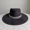 Fedora Suede Wide Brim Hat Unisex Western Wide Brim Rancher Hat Pure Suede Jazz Hat Horse Riding Party Gift Hat Wide Brim Hat