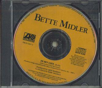 

CD BETTE MIDLER In My Life PRCD42672 ATLANTIC 1991 US Pop Used