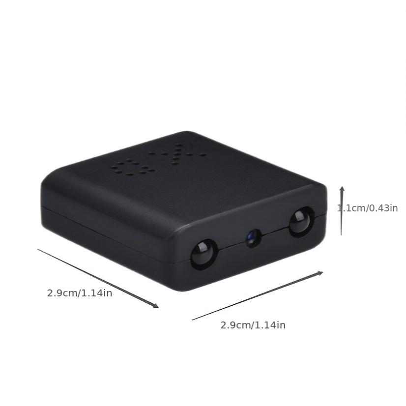 Cámara Portátil Mini con Batería Incorporada, Visión Nocturna, Detección de Movimiento, Monitorización de Voz, 720P HD, Carga USB, Material ABS, Voltaje de Operación ≤36V