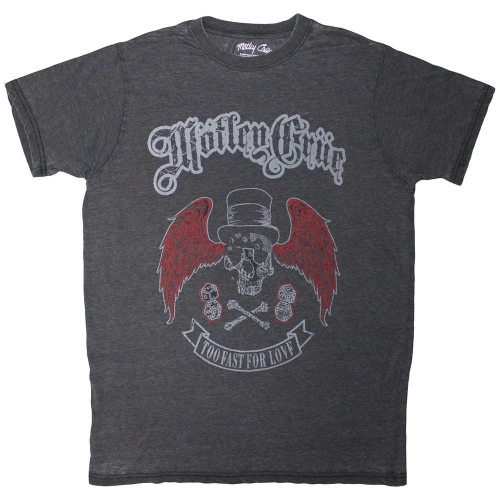 Motley Crue Skull Wings Tshirt Unisexs L