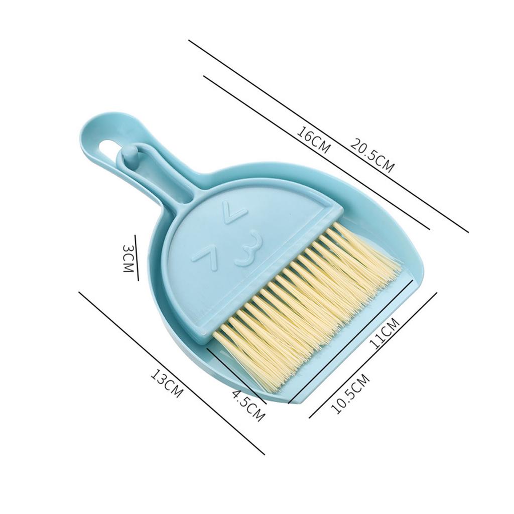 Desktop Broom Dustpan Kit Efficient Cleansing Dirts Removal Keyboard Cleaner Set for Computer Desk