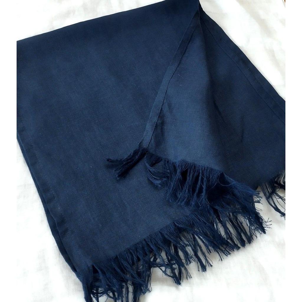 Used New 100% Lithuanian Linen Gentle on Skin Linen Stole Spring/Summer Scarf