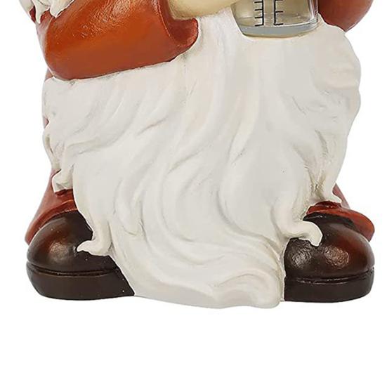 Medidor de chuva Gnome Exquisite Durable Resin Rain Resistant Water Gauge Gnome Decorations for Garden