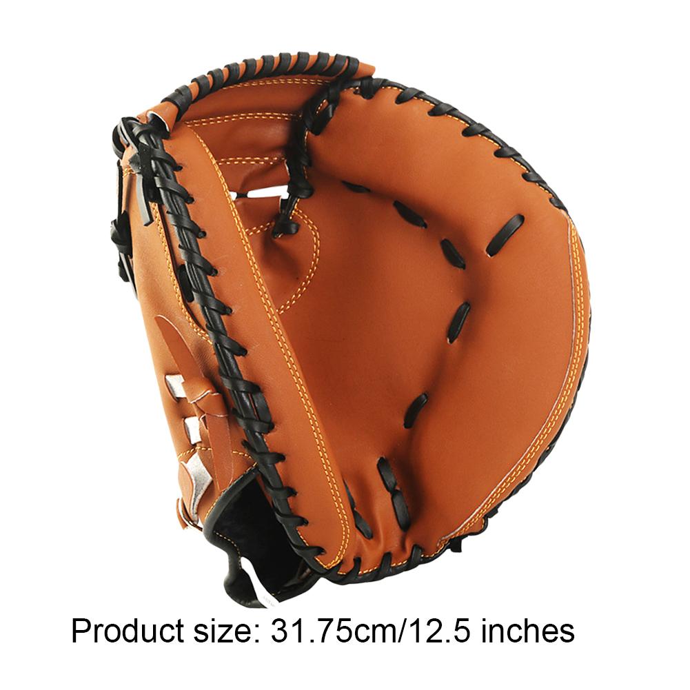 Baseball Mitt PU Leather Baseball Fielding Glove Wear-resistant Softball Glove Beginner Play Training for Youth Adults Practice