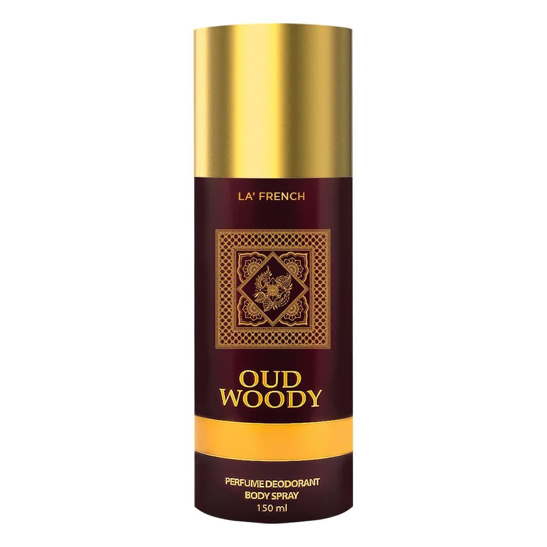 

Дезодорант La French Oud Woody Deo 150 мл - 150 мл | Дезодорант для мужчин и женщин | Сверхдлительная емкость | EDP-спрей для тела 150*1