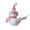Knitted Hat Scarf Xmas Cute Bird Ornaments Lifelike Handmade Christmas Tree Decor Soft Novelty Winter Bird Pendant Room Decor