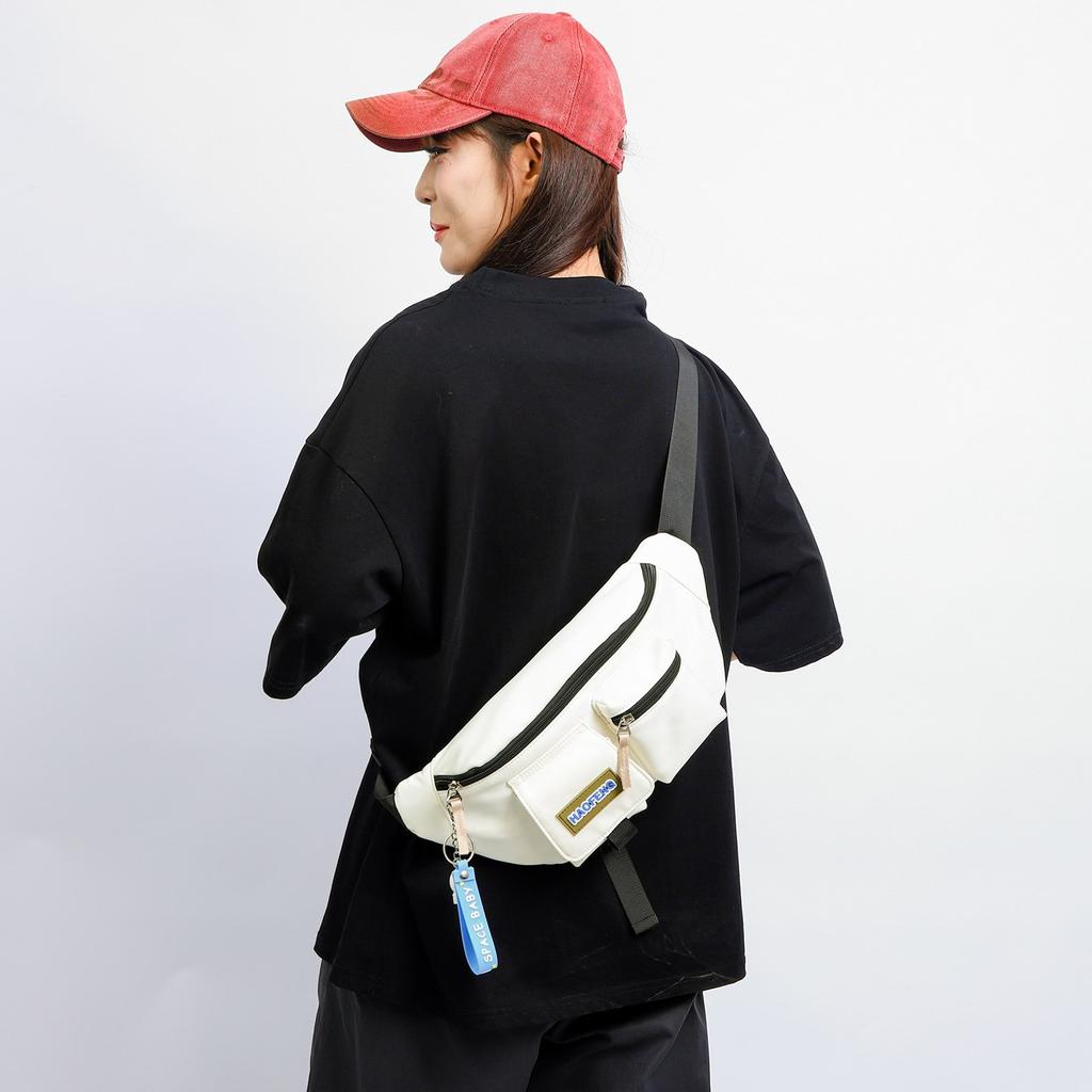 Breast Bag Boys Casual Sports Messenger Bag Couple Fashion Street Trend Qingchao Brand Shoulder Bag