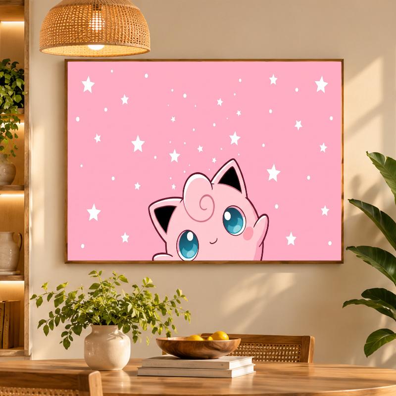 5D Diamond Painting Jigglypuff DIY Full Drill Diamond Art Kit Home Decoration