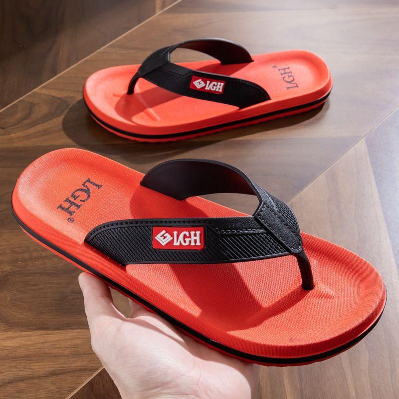 Mens Summer Flip Flops Anti Odor Non Slip Soft Sole Trendy Beach Sandals Casual Outdoor New