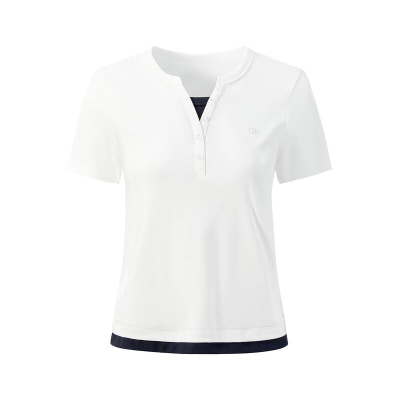 GIOVANNI VALENTINO Women s Slim Fit Button Polo T-Shirt S