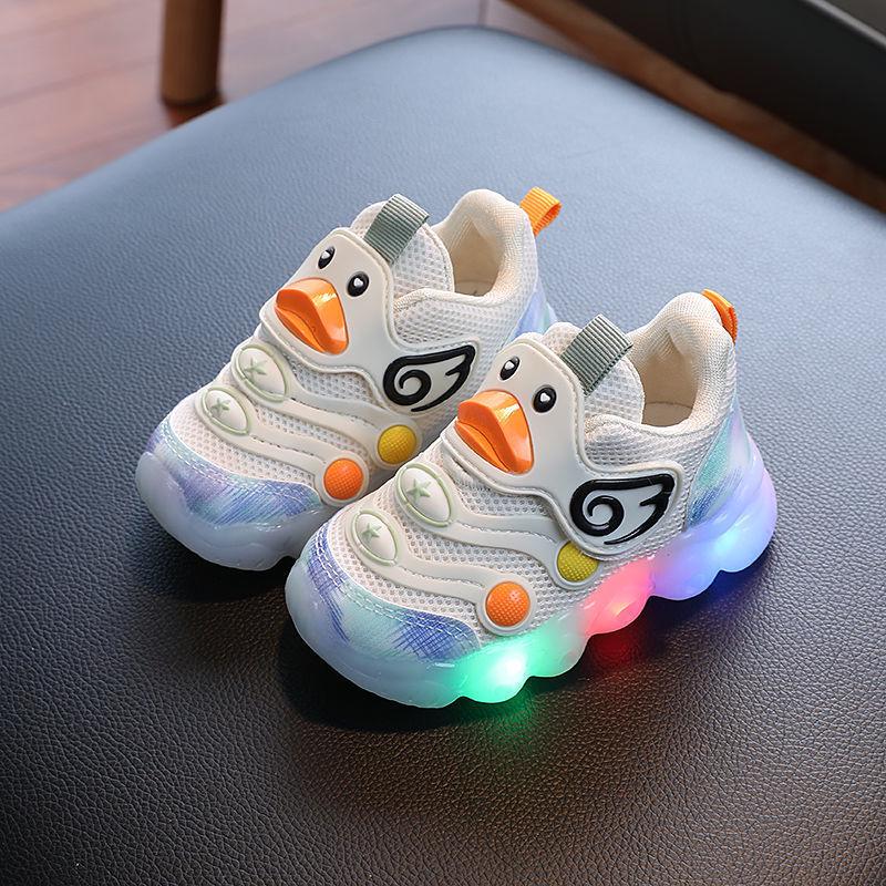 2025 Luminous Cartoon Sneakers: Soft Sole LED Light Up Shoes for Toddlers and Kids