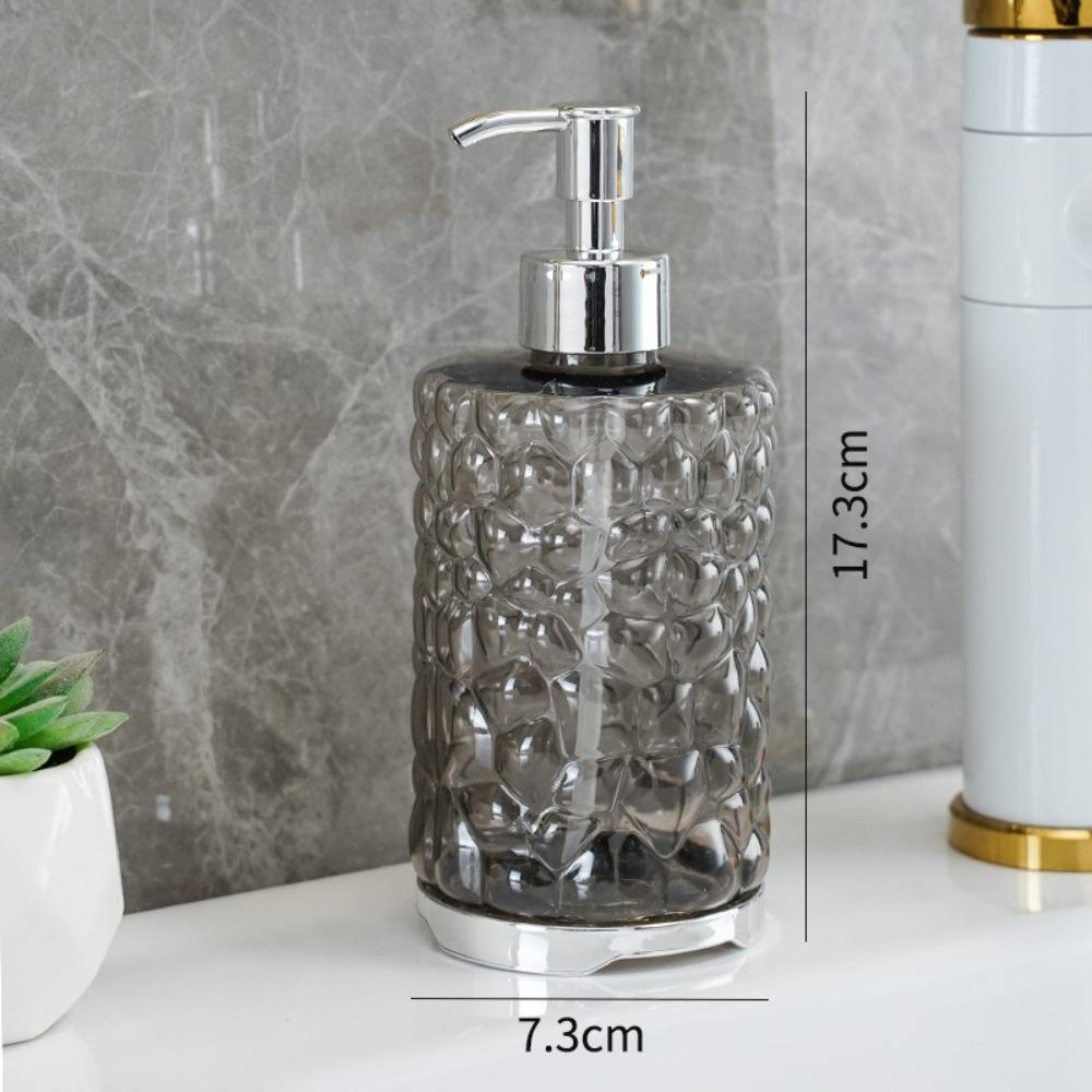 430ml Láhev na pleťové mléko Průhledná Tekuté mýdlo na ruce Luxusní Dávkovač mýdla Koupelna