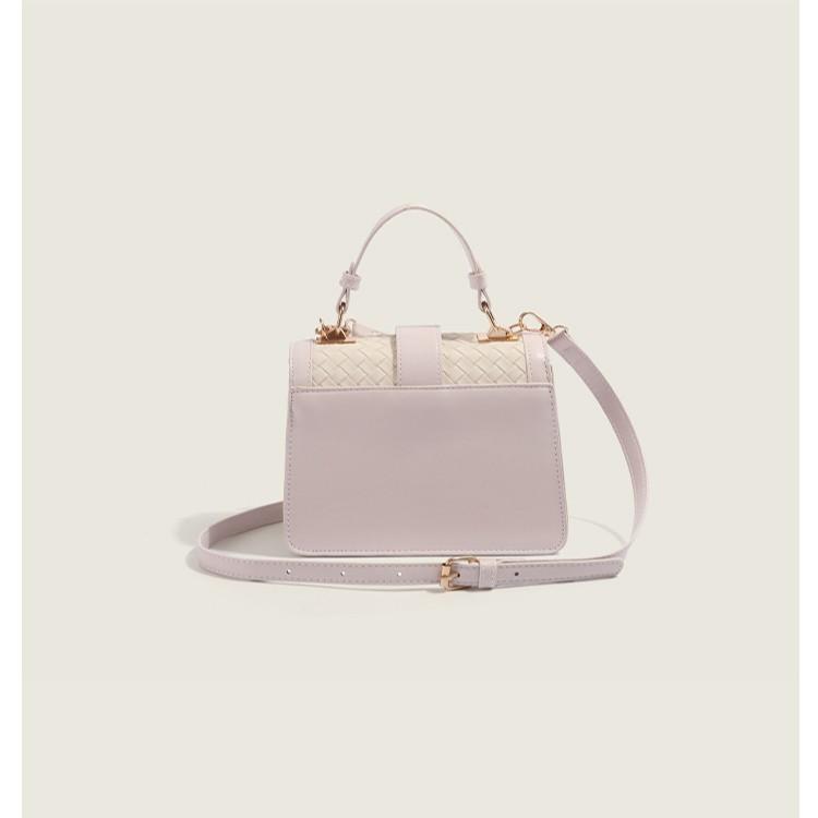 Splicing Fashion Messenger Bag Portable Shoulder Small Square Bag