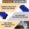 2PCS Non-Slip Car Pedal Covers, Automatic Transmission Gas Pedal Brake Pedal Cover, Aluminum Alloy Pedal Pads For Safe Driving, Car Replacement
