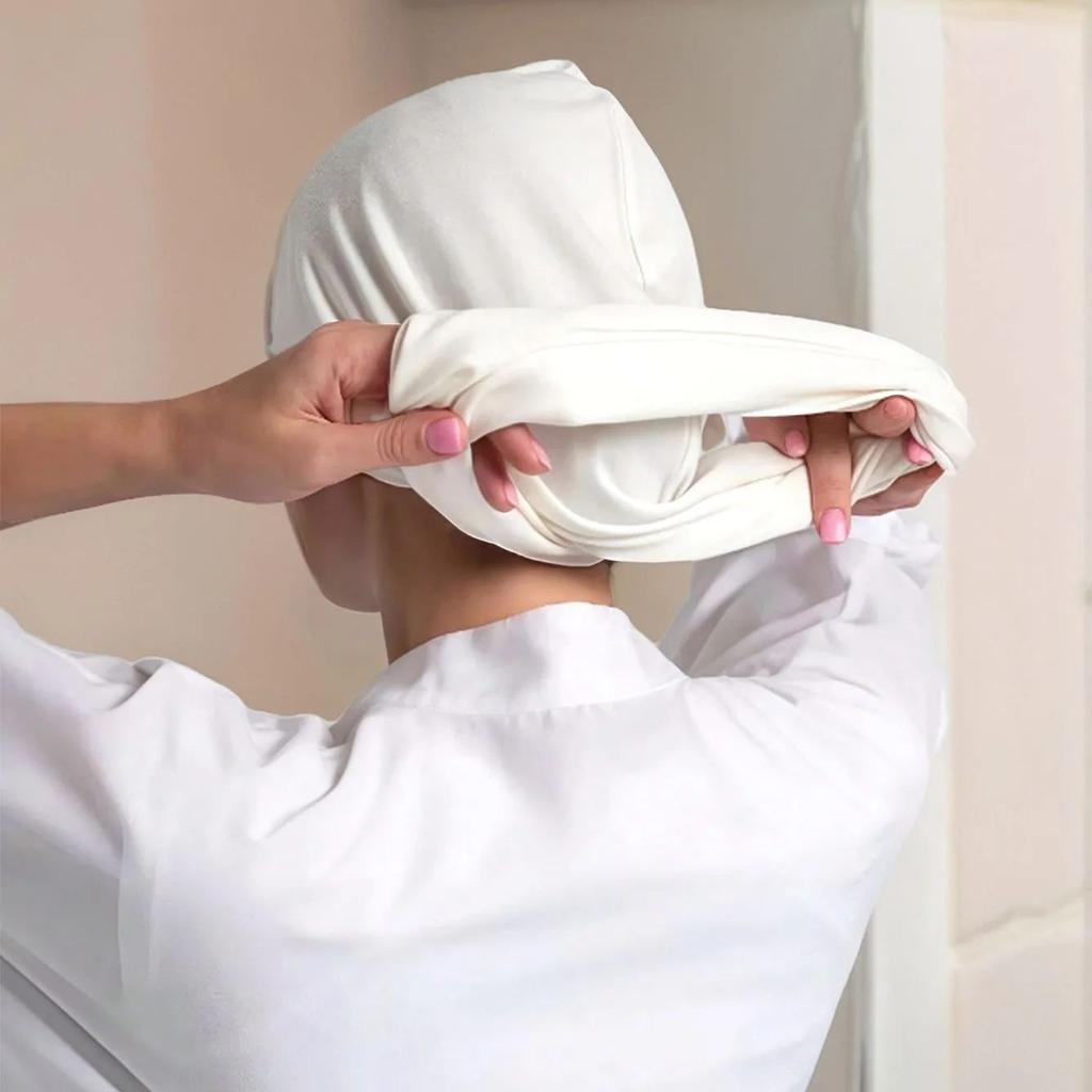 Căciulă nouă musulmană solidă pentru sub hijab Modal Hijab instant din bumbac elastic Turban Căciulă islamică pentru sub hijab Bonetă Eșarfă de cap Bandă de cap