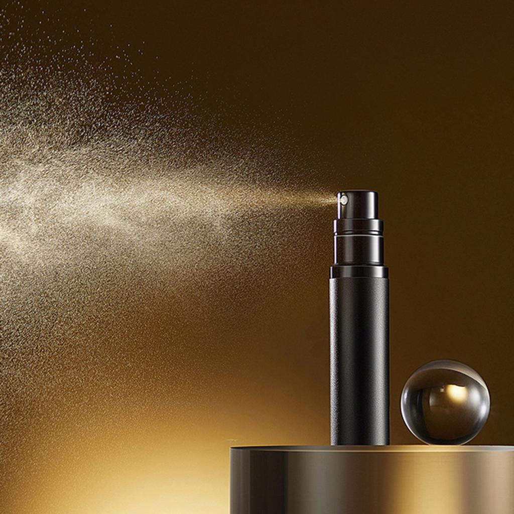 5 ml korduvtäidetav pudeli tasku suurusega pihusti parfüümi jaoturi pihustuspumba täidis alt Travel Essentialsilt