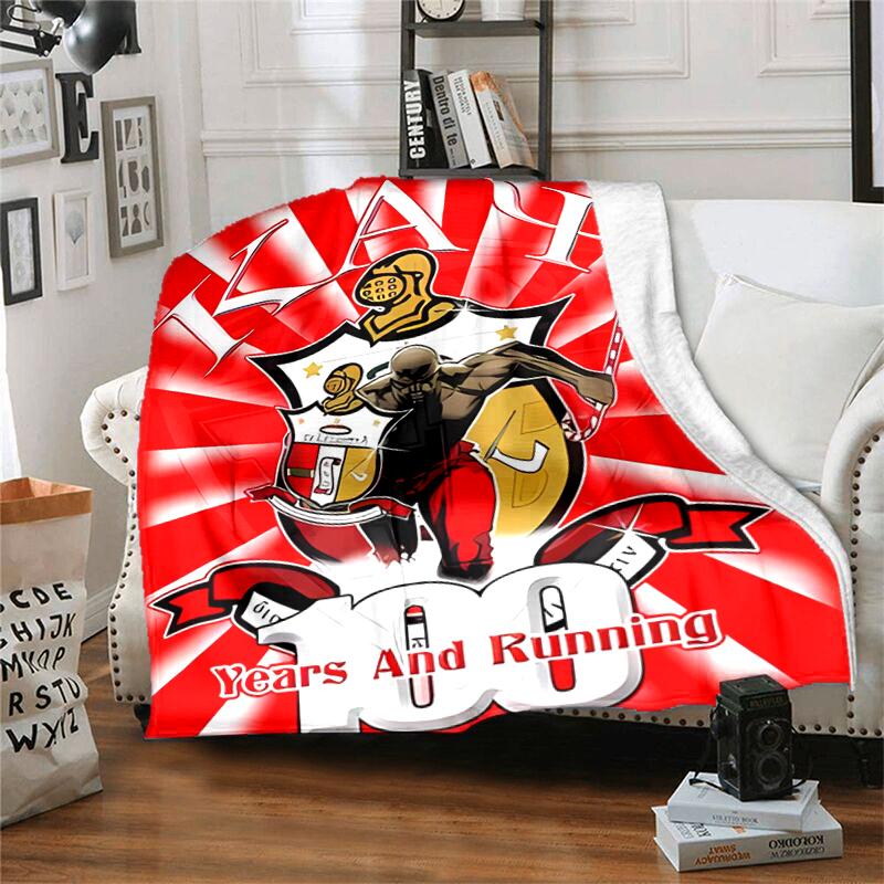 1pc Blanket Kappa Alpha Psi Print Design, Lightweight Blanket for Sofa, Bed- Soft &Warm, Gift for All Seasons like Christmas, Halloween