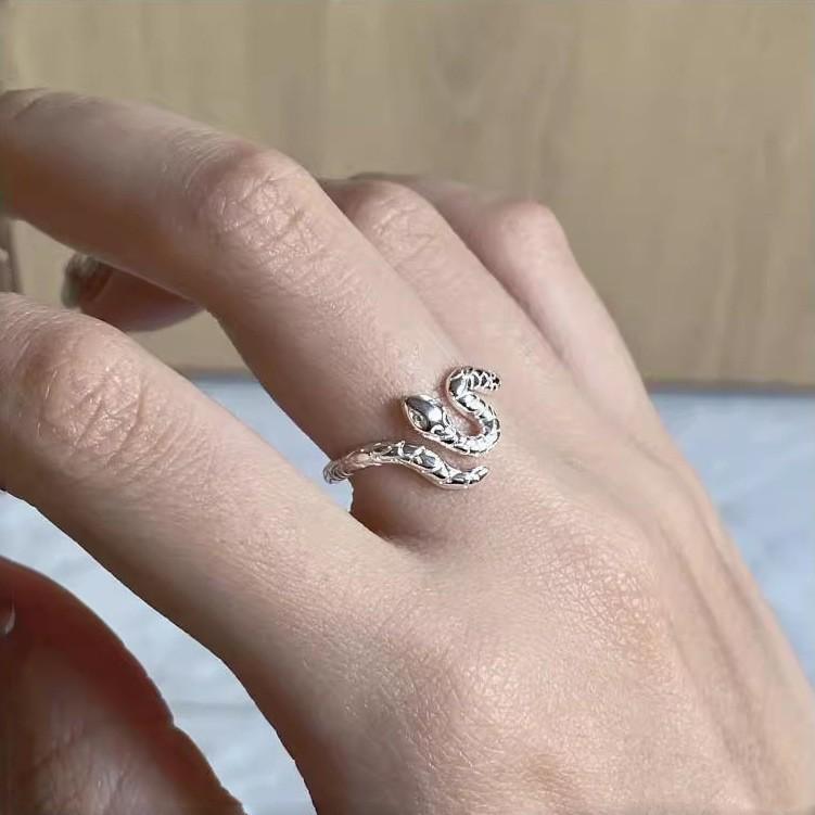 Korean Style Irregular 925 Sterling Silver Women's Versatile Ring, Non-Fading Niche Ins Design