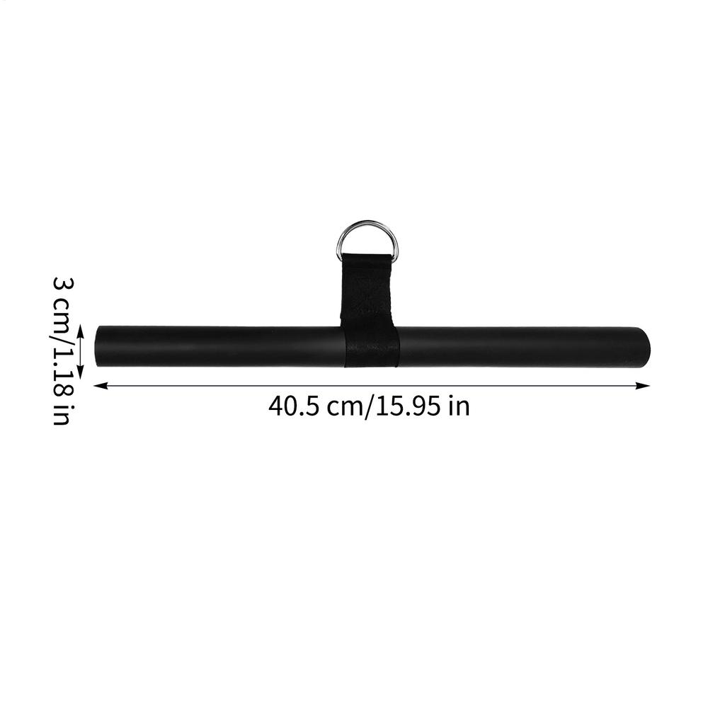 Pulley Machine Handle Cable Machine Attachment For Home Gym Lat Press Down Bar For Men Bodybuilders Players Athletes Core чёрный