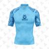 Rash Guard a Maniche Corte da Uomo con Protezione UV Costumi da Bagno Sport Acquatici Surf Subacquea Asciugatura Rapida Vestibilità a Compressione