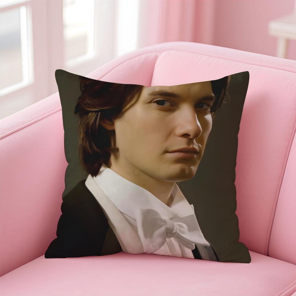 Cool B-Ben Barnes Cushion Cover Linen Pillowcase Cover Soft Decor For Sofa Home Room