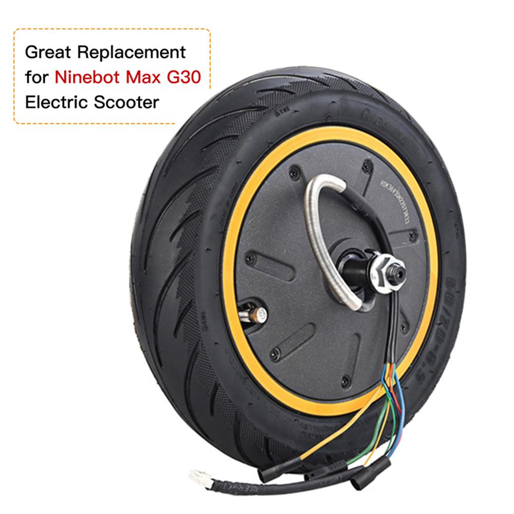 60Celsius70-6.5 Motor Electric Scooter 36V 500W Engine Wheel For     G30 Electric Scooter Rear Driving Wheel Tire Motor Repair Replacement Par