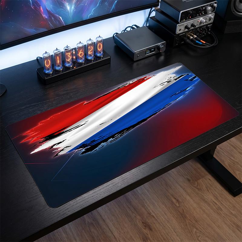 Netherlands Football Crest Mouse Pad, Extended Non Slip Rubber Desk Mat for Gaming Office Laptop Fan Gift