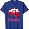 Flag of PolandPolishPoland Flag Unisex TShirt Short Sleeve Casual  Cotton ONeck Summer Shirts