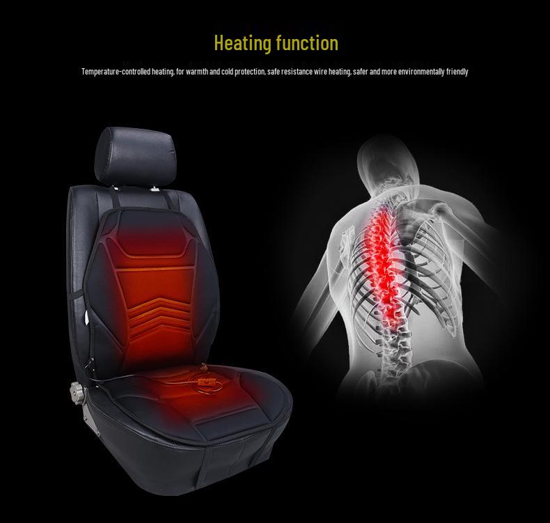 Adjustable Heated Car Seat Cushion - Wave Design