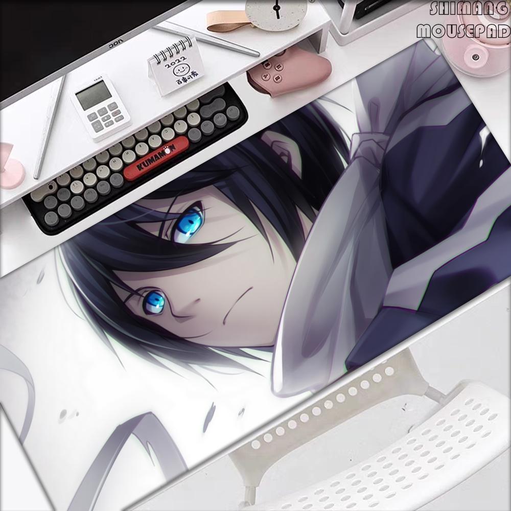 Noragami Night Fight Animation Schöne Muster Büro Computer Schreibtischmatte Tisch Großes Mauspads Laptop Kissen Rutschfest Dekor