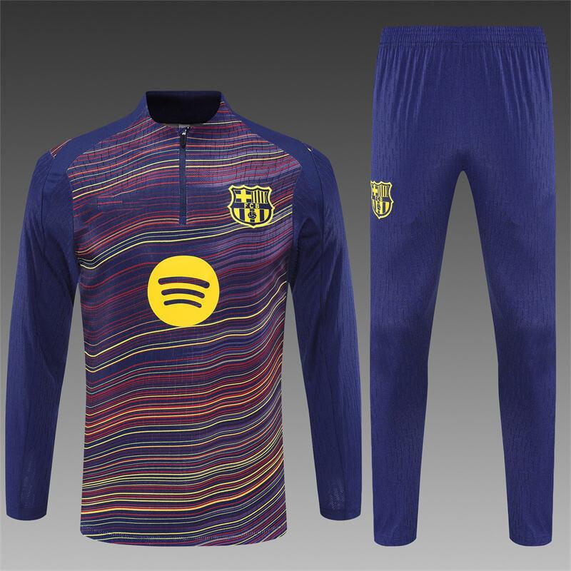 Football Jersey Pre-Season Sports Training Jersey Breathable Sweat-Absorbing Quick-Drying Long-Sleeved Adult And Children'S Suit Print