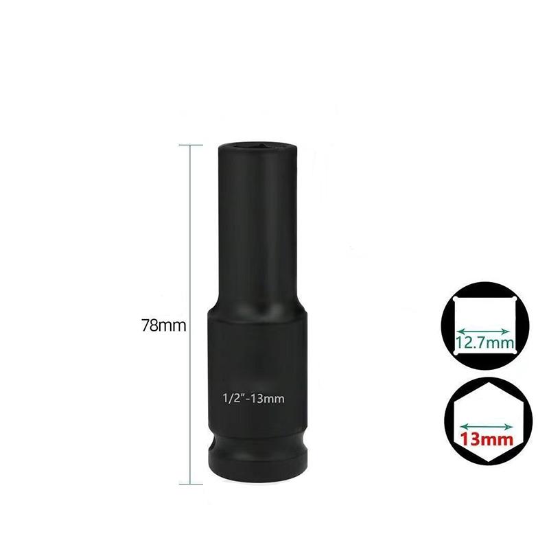 

Головка шестигранного торцевого ключа 1/2 дюйма Стандартная Прочная Инструменты для ремонта автомобилей, грузовиков, для трещоточного ключа, глубокая головка