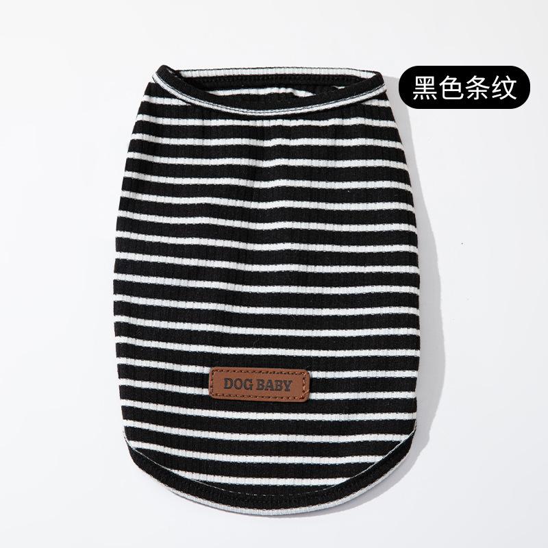 

Vest Dog Designer Dog Clothes Chihuahua Puppy Summer Pet Supplies Dog Pet Striped Printed Shirt Dog Fashion Clothing 2XL