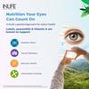 INLIFE Eye Health Supplement, Lutein Zeaxanthin & Bilberry, 60 Veg Caps