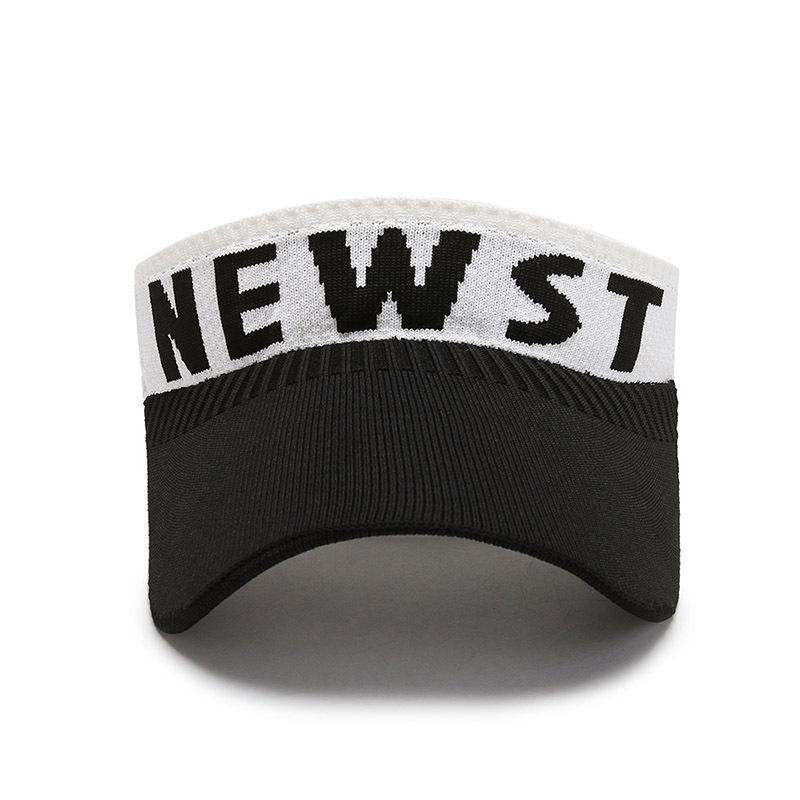 Women's Summer Empty Top Hat Knitted Hat Outdoor Sports Cap Sunshade Sunscreen Spring Summer Peak Cap Sun Visor Hats