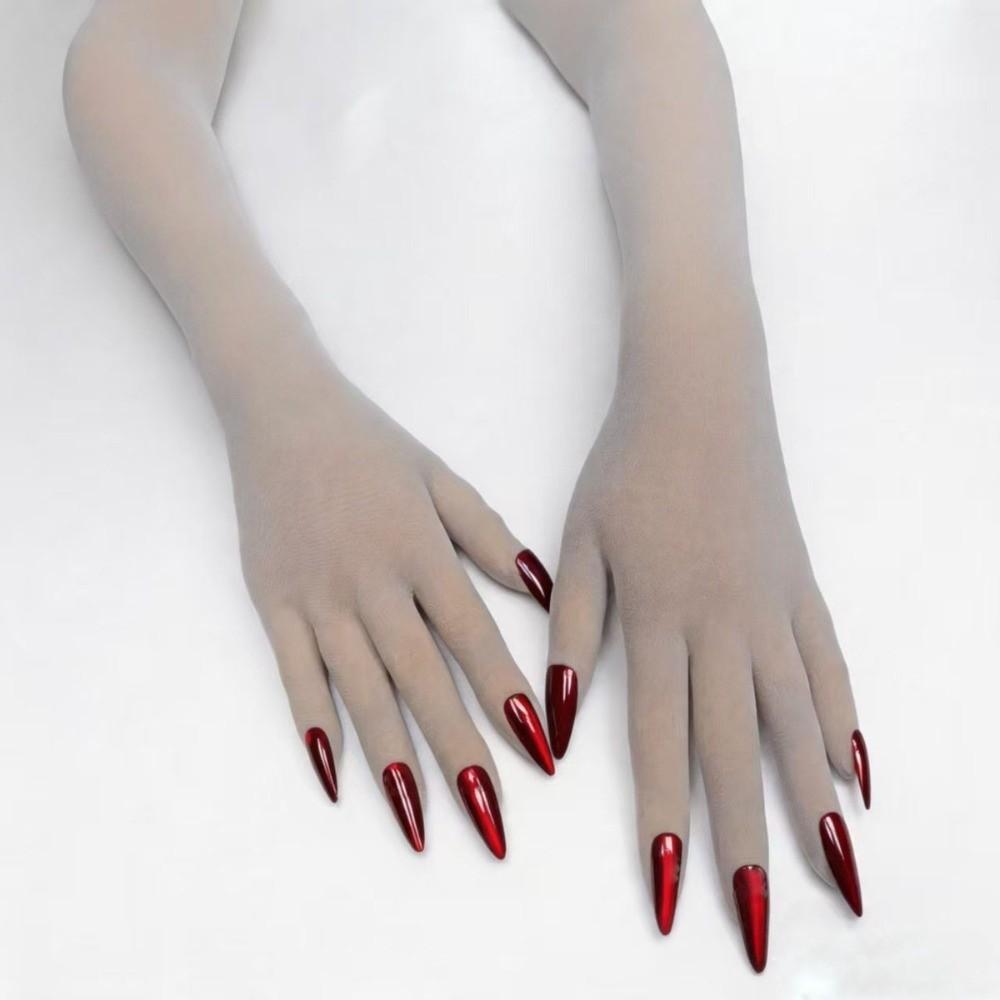 Lightweight Halloween Dress Gloves Breathable Ultra-Thin Gloves Gift Cosplay Gloves  Prom