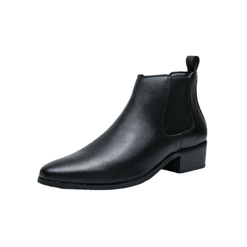 Men's Shoes New Business Martin Boots Men's High-top Leather Boots Foreign Trade Large Size Casual Shoes Men's Chelsea Boots