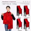 China Red Scarf Wool Embroidery Launch & Annual Meeting Party Scarves