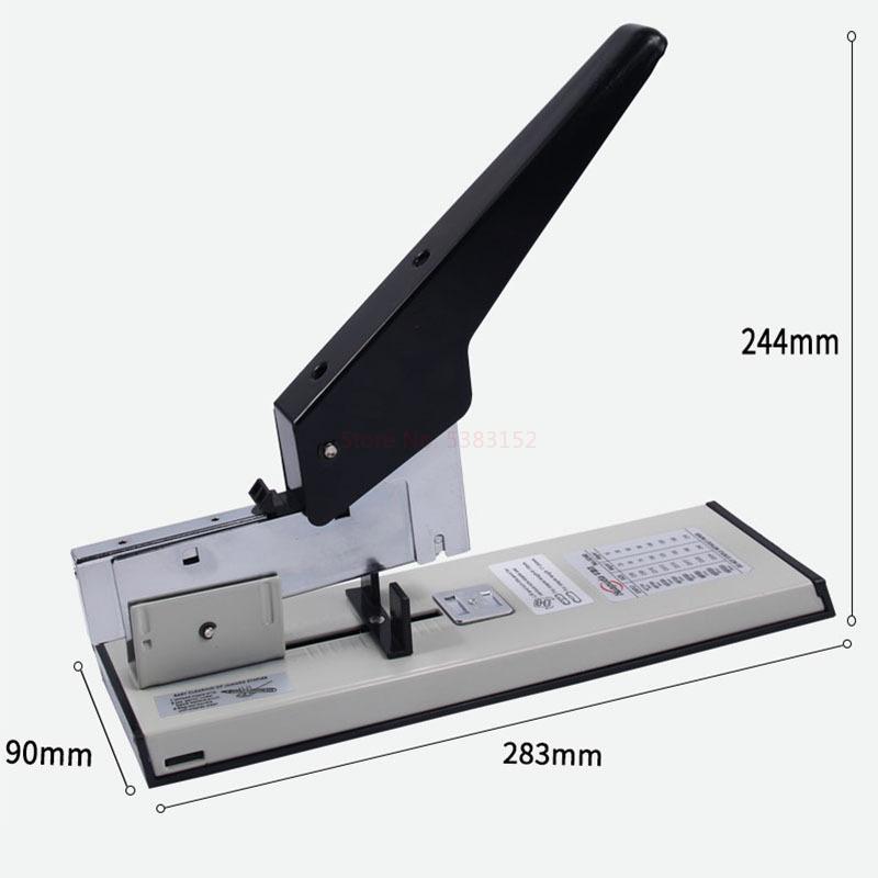 Huapuda Großkapazitäts-Papierhefter Heavy-Duty-Hefter Buchbinde-Heftklammern Manuell betätigter Hefter 100/200 Blatt