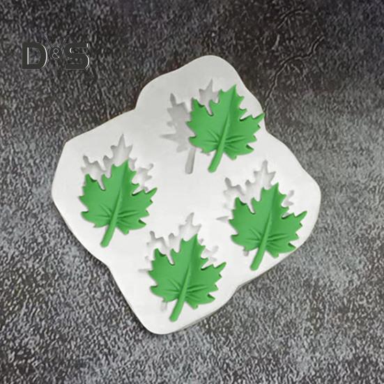 Food Grade Chocolate Mold Heat Resistant Silicone Leaf Shaped Handmade Cake Pastry Mold Baking Tool Kitchen Supplies