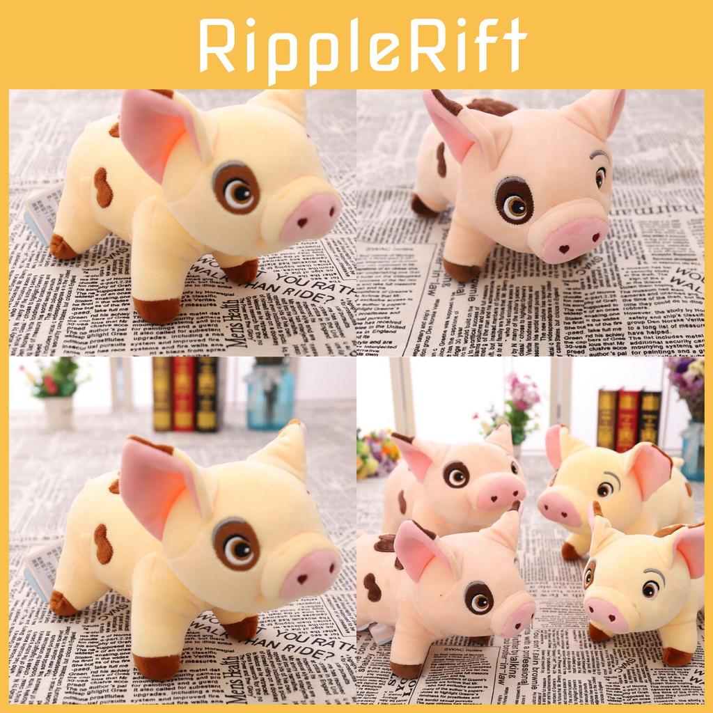 Plush Charming Pig Stuffed Animal In Cartoon Style Perfect For Kids Present Birthday