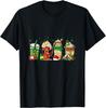 Elf Coffee Christmas Drink Cup Christmas Elf Coffee Lover Gift Unisex T-Shirt Mens Womens Tees Top
