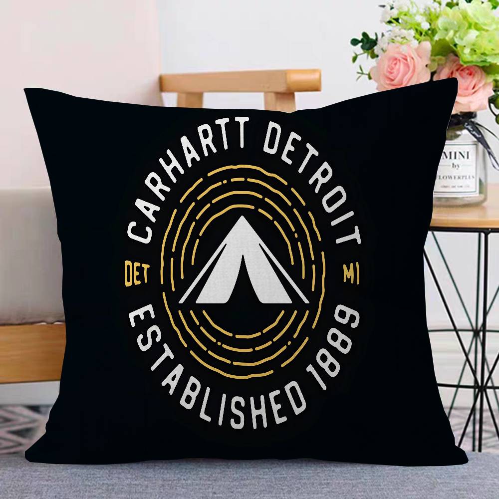 C-Carharttes Pillow Cushion Cover Pillowcase Living Room Sofa Home Decor Customized